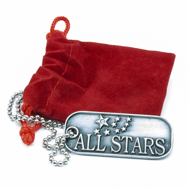 Dog Tag Necklace with All Stars Logo